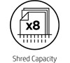 8 Sheet Capacity